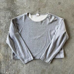 Women's Grey Crop-top